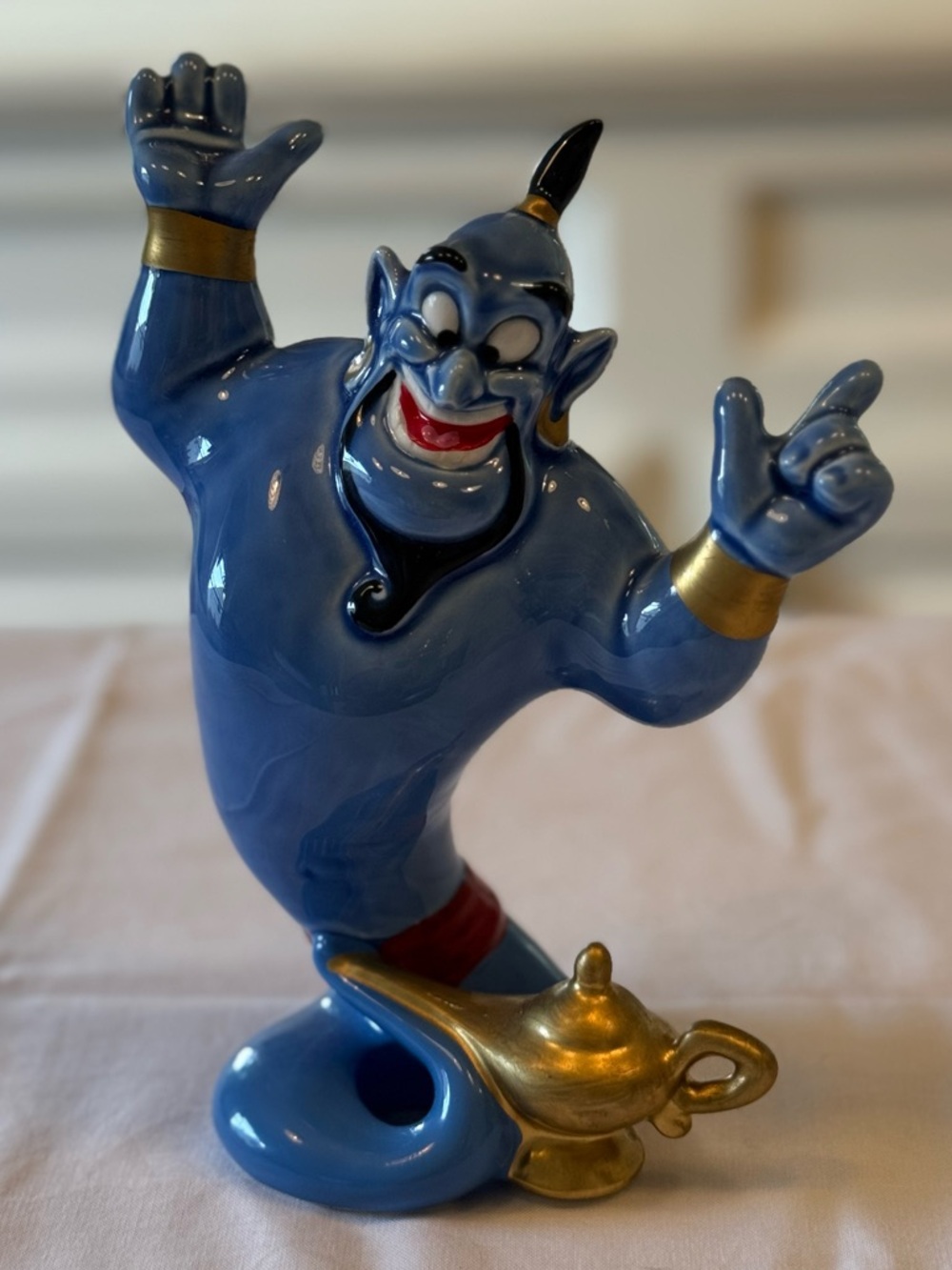 Disney Aladdin Genie Ceramic Figurine | HTF Vintage Japan 1990s